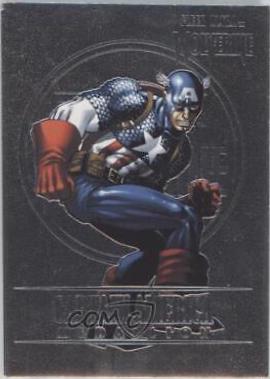 Captain America #M-7 Marvel 2023 Fleer Ultra Wolverine Medallions