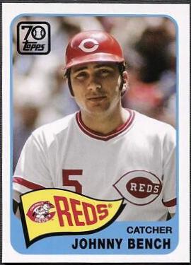 Johnny Bench #70YT-15 Baseball Cards 2021 Topps 70 Years of Baseball
