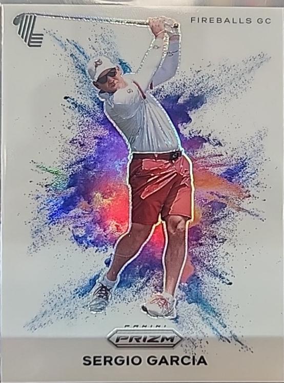 Sergio Garcia #11 Golf Cards 2024 Panini Prizm LIV Color Blast