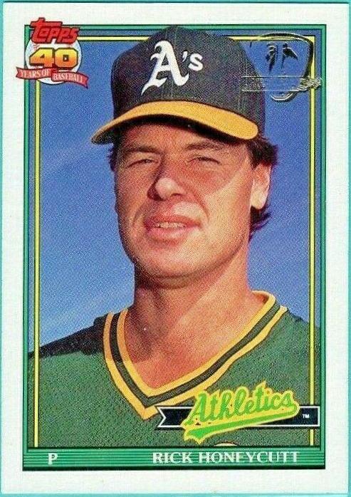 Rick Honeycutt #67 Baseball Cards 1991 Topps Desert Shield