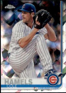 Cole Hamels #540 2019 Topps Chrome Sapphire Baseball