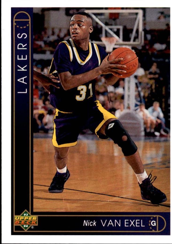 Nick Van Exel #162 Basketball Cards 1993 Upper Deck