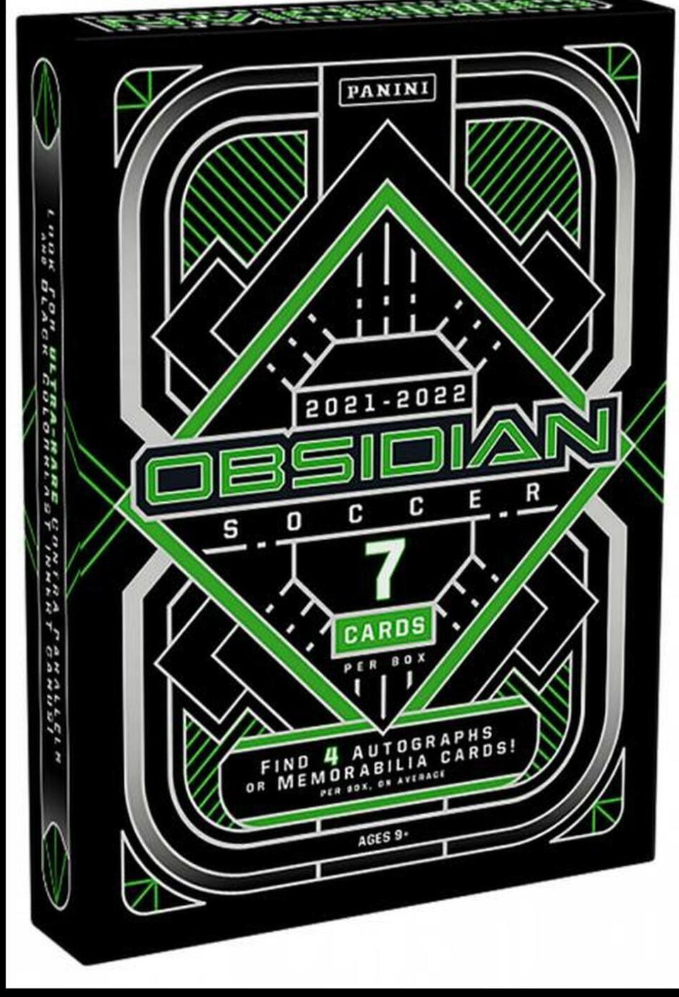 Hobby Box Soccer Cards 2021 Panini Obsidian