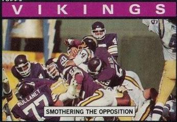 Vikings Team Leaders #89 Football Cards 1985 Topps