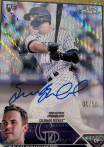 Sean Bouchard [Gold Wave] #RA-SB Prices | 2023 Topps Chrome Rookie ...