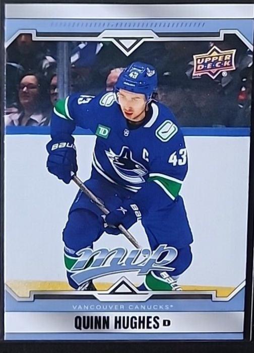 Quinn Hughes #219 Hockey Cards 2024 Upper Deck MVP