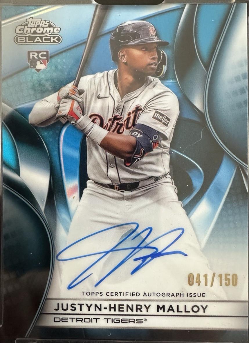 Justyn-Henry Malloy [Blue Refractor] #CBA-JMA