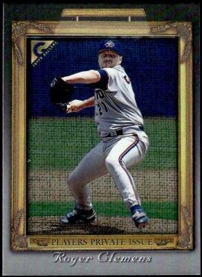 Roger Clemens #40 Baseball Cards 1998 Topps Gallery