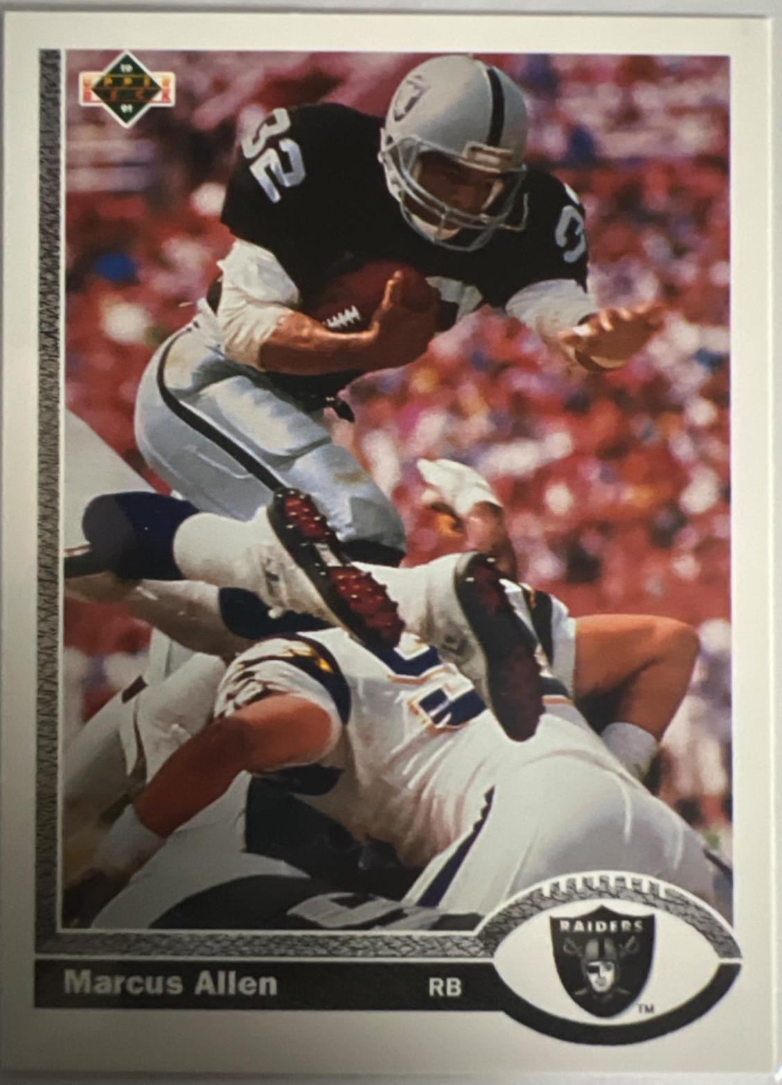 MARCUS ALLEN #446 Football Cards 1991 Upper Deck