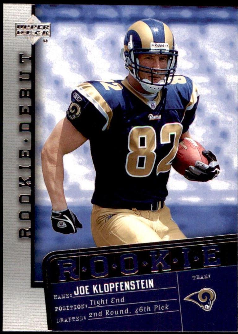 Joe Klopfenstein #134 Football Cards 2006 Upper Deck Rookie Debut