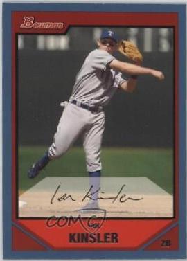 Ian Kinsler #18 Baseball Cards 2007 Bowman