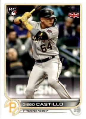 Diego Castillo #3 Baseball Cards 2022 Topps UK Edition