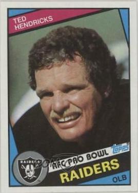Ted Hendricks #110 Football Cards 1984 Topps