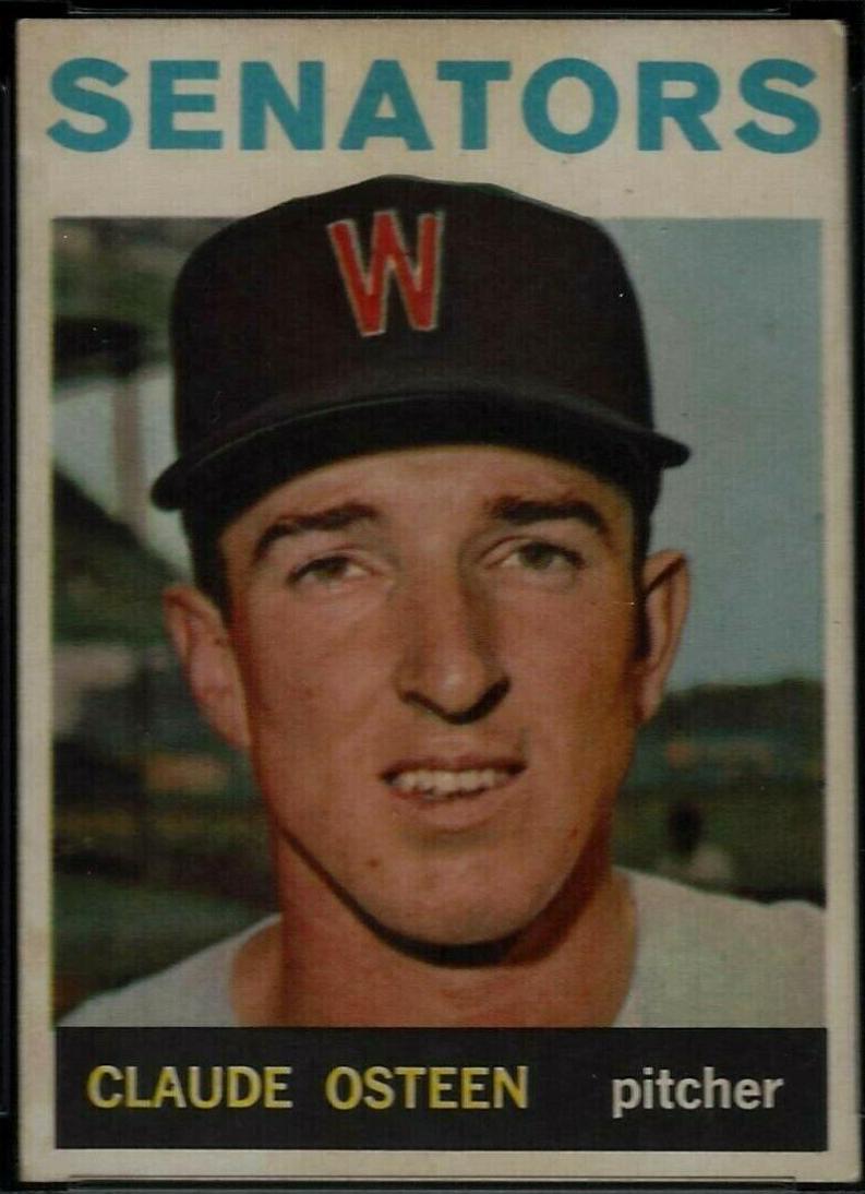 Claude Osteen #28 Baseball Cards 1964 Venezuela Topps