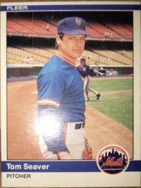 Tom Seaver #595 Baseball Cards 1984 Fleer