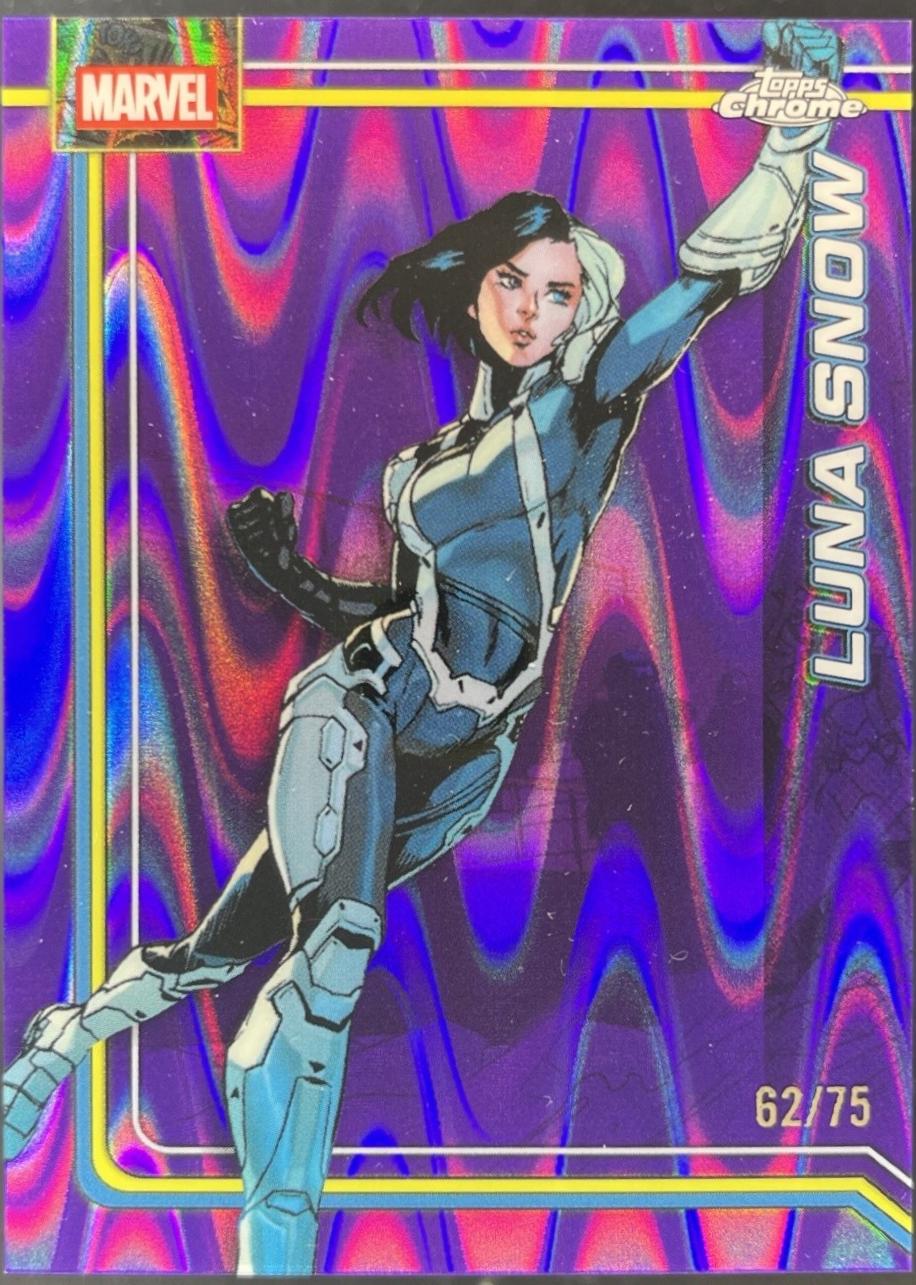 Luna Snow Purple RayWave Refractor