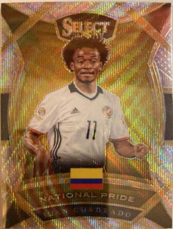 Juan Cuadrado #13 Soccer Cards 2016 Panini Select National Pride