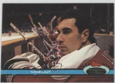 Mike Liut #10 Hockey Cards 1991 Stadium Club