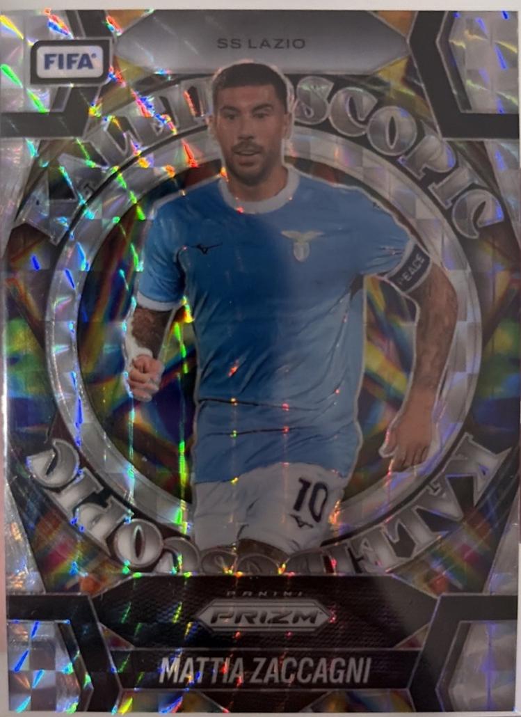 Mattia Zaccagni #25 2025 Panini Prizm FIFA Kaleidoscopic