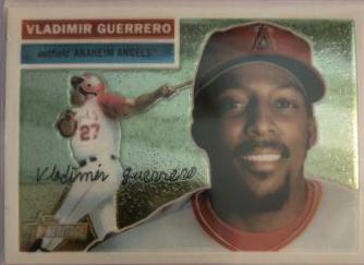 Vladimir Guerrero #14 Baseball Cards 2005 Topps Heritage Chrome