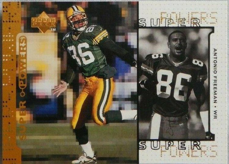 Antonio Freeman #S12 Football Cards 1998 Upper Deck Super Powers