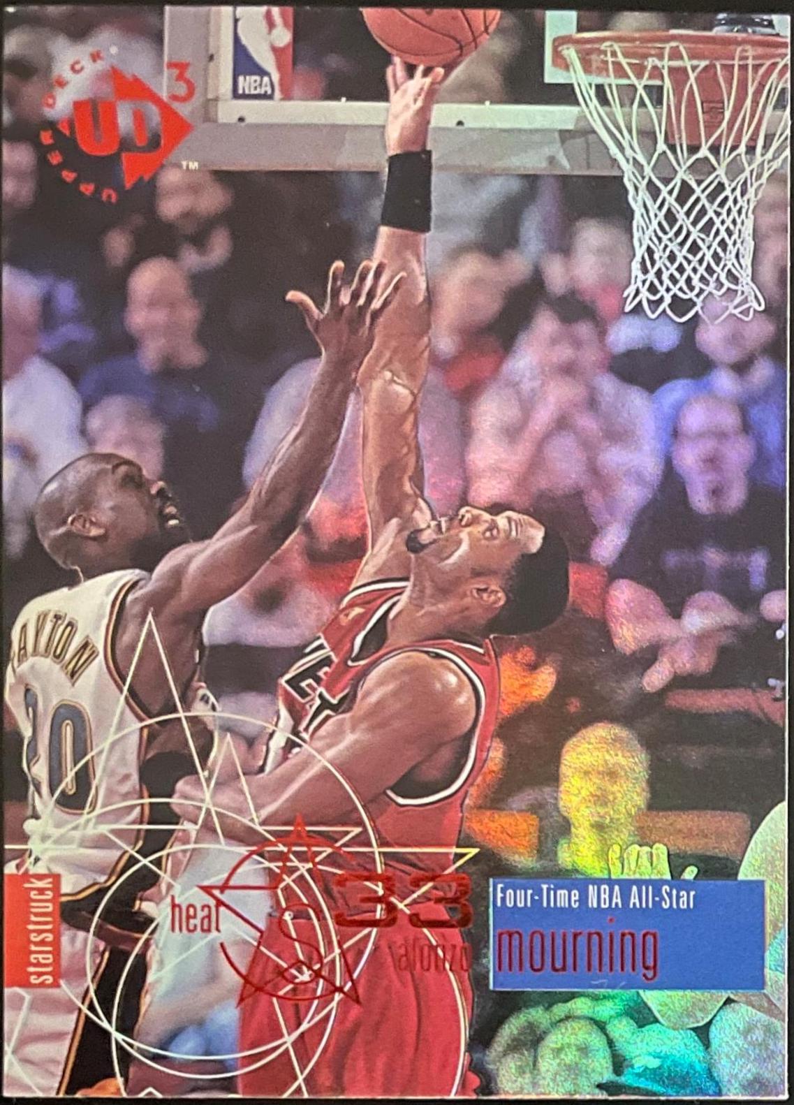 Alonzo Mourning #32 Basketball Cards 1997 UD3
