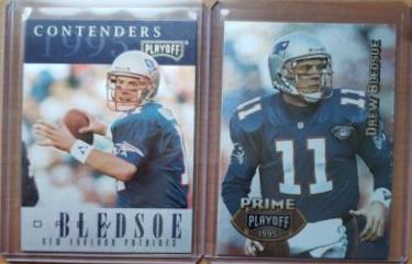 Drew Bledsoe #11 Football Cards 1995 Playoff Contenders