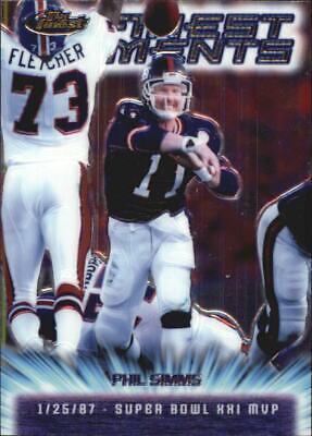Phil Simms #FM2 Football Cards 2000 Topps Finest Moments