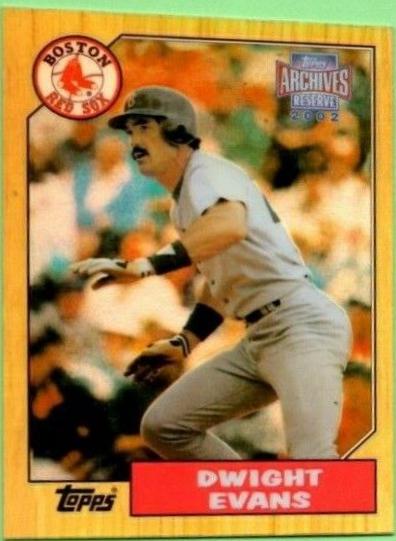 Dwight Evans #20 Baseball Cards 2002 Topps Archives Reserve