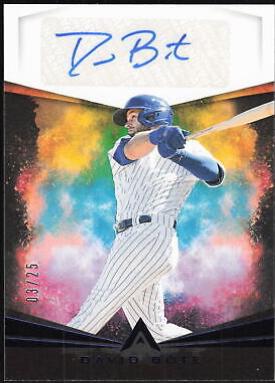 David Bote #AA-DB Baseball Cards 2020 Panini Chronicles Ascension Autograph