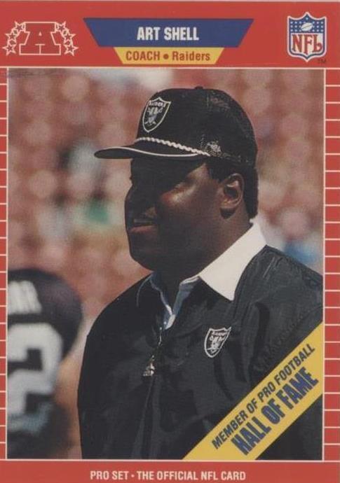 Art Shell #541 Football Cards 1989 Pro Set