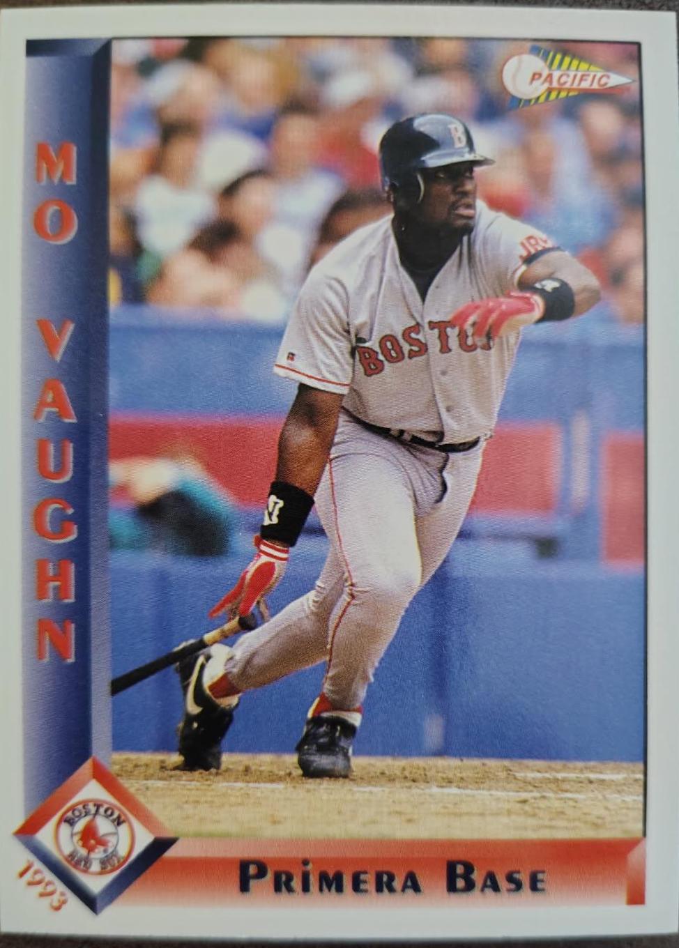 Mo Vaughn #37 Baseball Cards 1993 Pacific Spanish