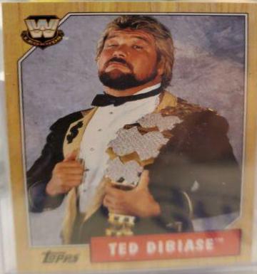 Ted Dibiase #82 Wrestling Cards 2007 Topps Heritage III WWE