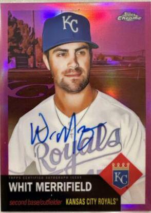 Whit Merrifield [Pink Refractor] #CPA-WM