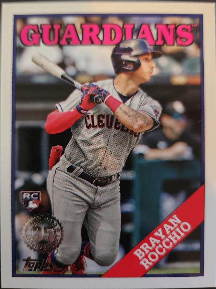 Brayan Rocchio #88US-47 Baseball Cards 2023 Topps Update 1988