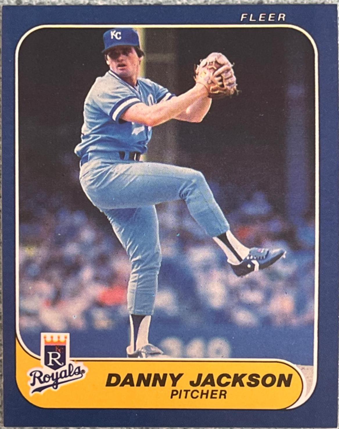 Danny Jackson #10 Baseball Cards 1986 Fleer