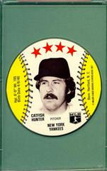 Catfish Hunter Baseball Cards 1977 Chilly Willee Discs Prices