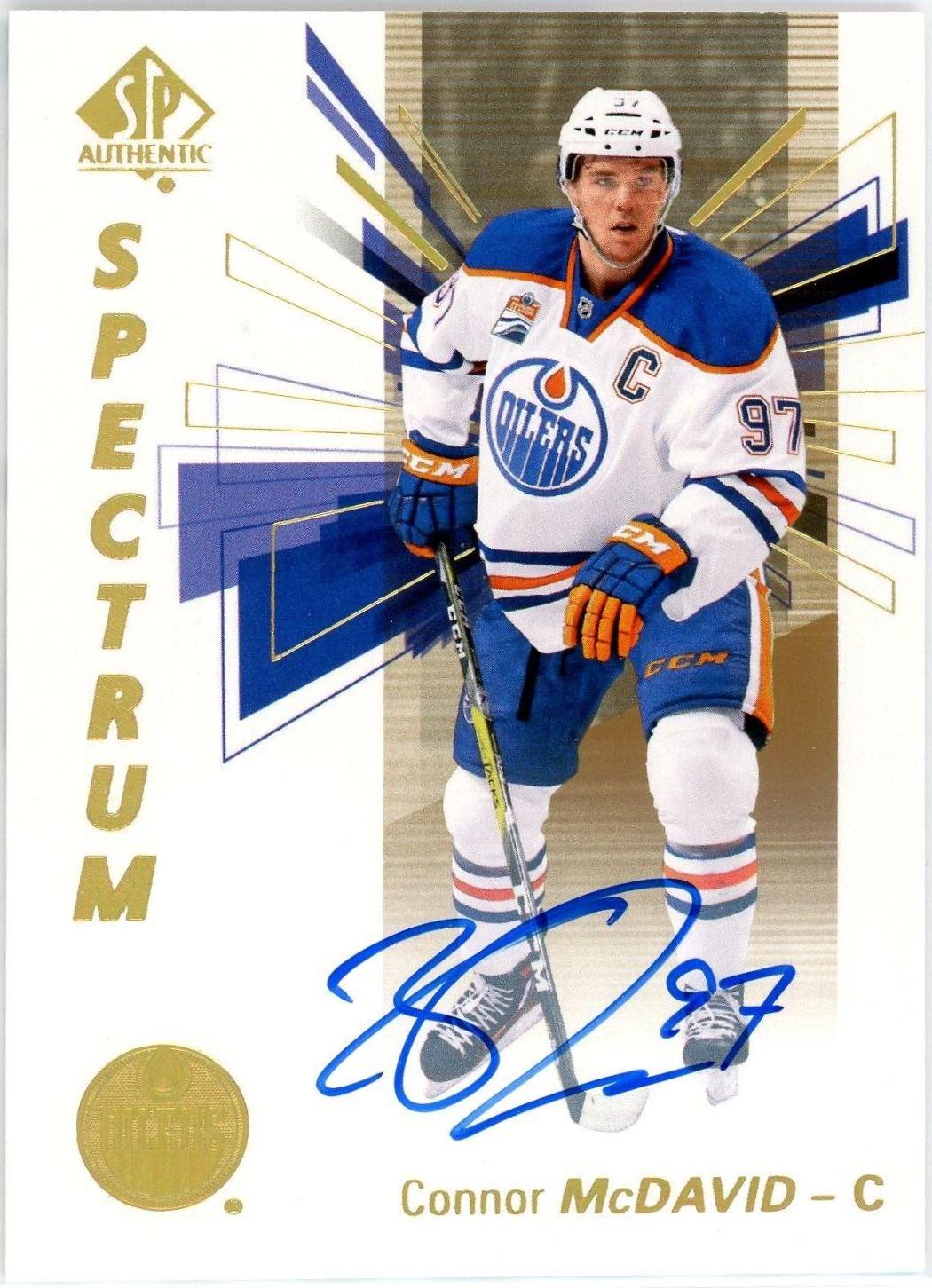 Connor McDavid #97 2016-17 SP Authentic Hockey