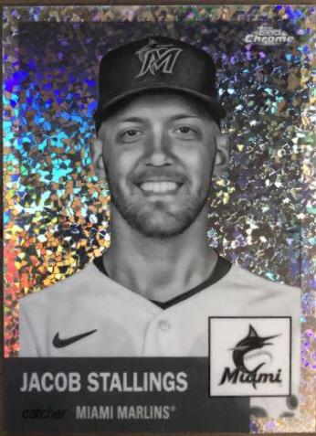Jacob Stallings [Black & White Mini-Diamond Refractor] #92