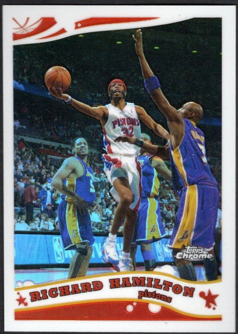 Richard Hamilton [Refractor] #63 Prices | 2005 Topps Chrome ...