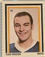 Ken Hodge #22 Hockey Cards 1972 Sargent Promotions Stamps