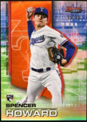 Spencer Howard #84 Baseball Cards 2021 Bowman’s Best