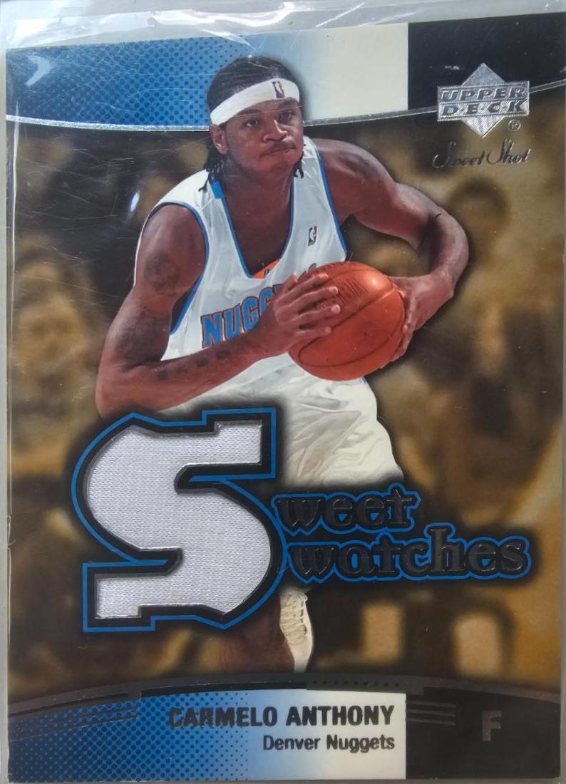 Carmelo Anthony #SW-CA Basketball Cards 2006 Upper Deck Sweet Shot Swatches Dual