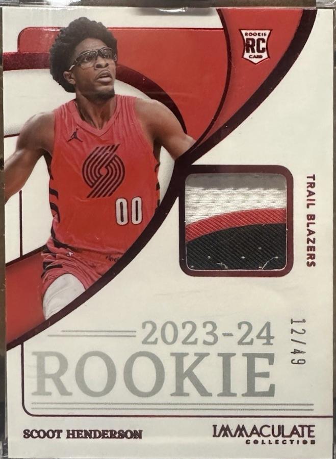 Scoot Henderson [Red Rookie Patch] #150