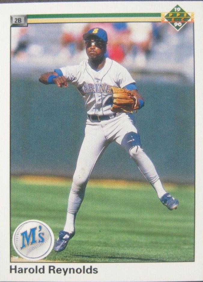 Harold Reynolds #179 Baseball Cards 1990 Upper Deck