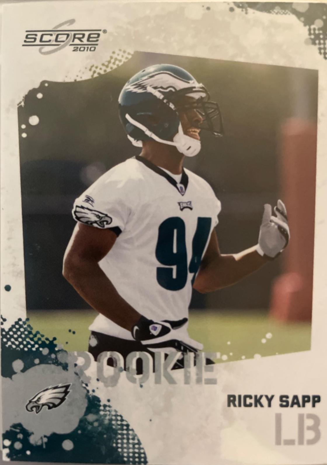 Ricky Sapp #381 Football Cards 2010 Panini Score