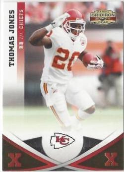 Thomas Jones #57 Football Cards 2011 Panini Gridiron Gear