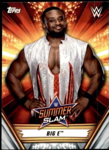 Big E #31 Wrestling Cards 2019 Topps WWE SummerSlam