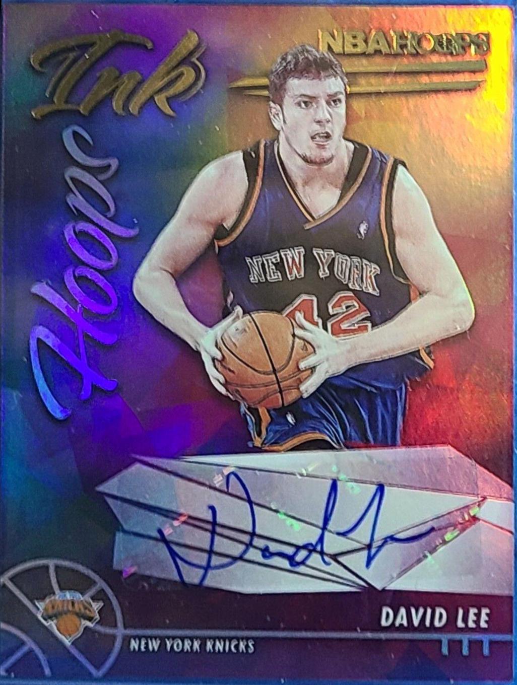 David Lee #HI-DLE Basketball Cards 2021 Panini Hoops Ink