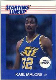 Karl Malone Basketball Cards 1988 Kenner Starting LineUp